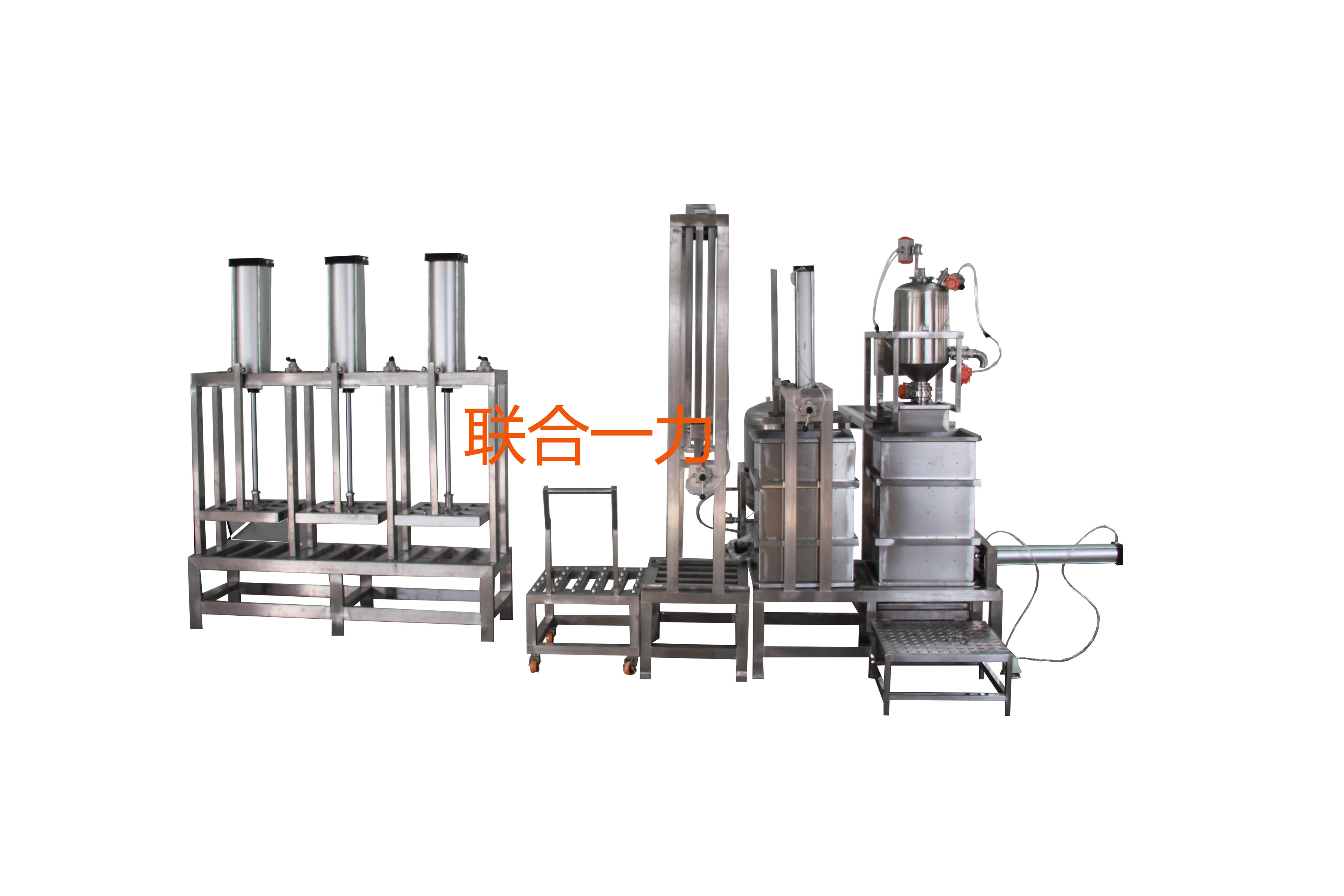 中型智能豆干壓機